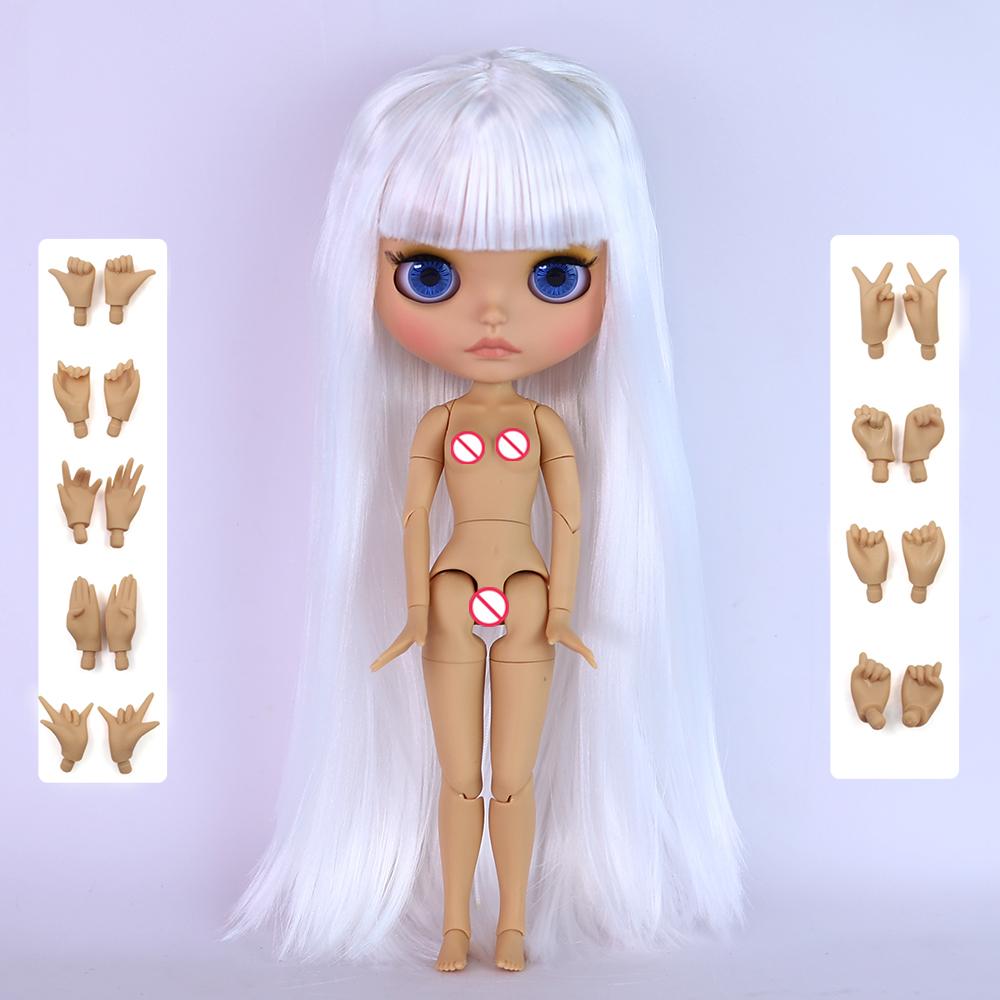 ICY DBS Blyth Doll 1/6 Joint 30cm Brown Skin Matte Face Toothed Mouth Girl Doll BJD Toy Gift