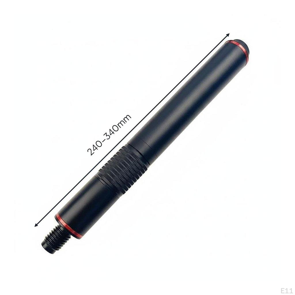 Telescopic Cue Aluminum Pool Extension Rotating Outer Thread Game Accessories for Room