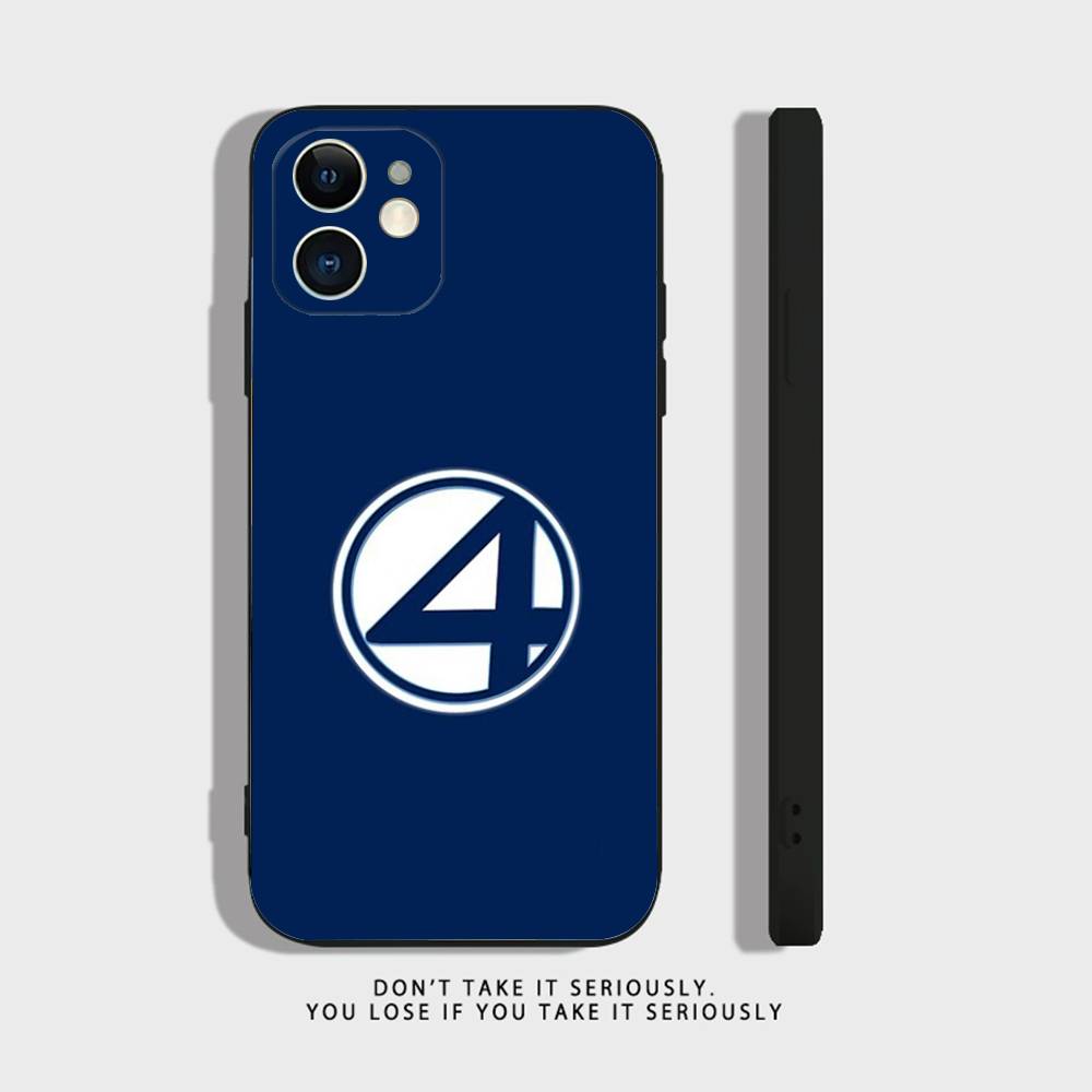 

Чохол для телефону F-FANTASTIC-FOUR-4 Для iPhone 17 16,15,14,13,12,11,Pro,XS,Max,XR,Plus,Mini М який силікон Чорний Ударостійкий iPhone16e