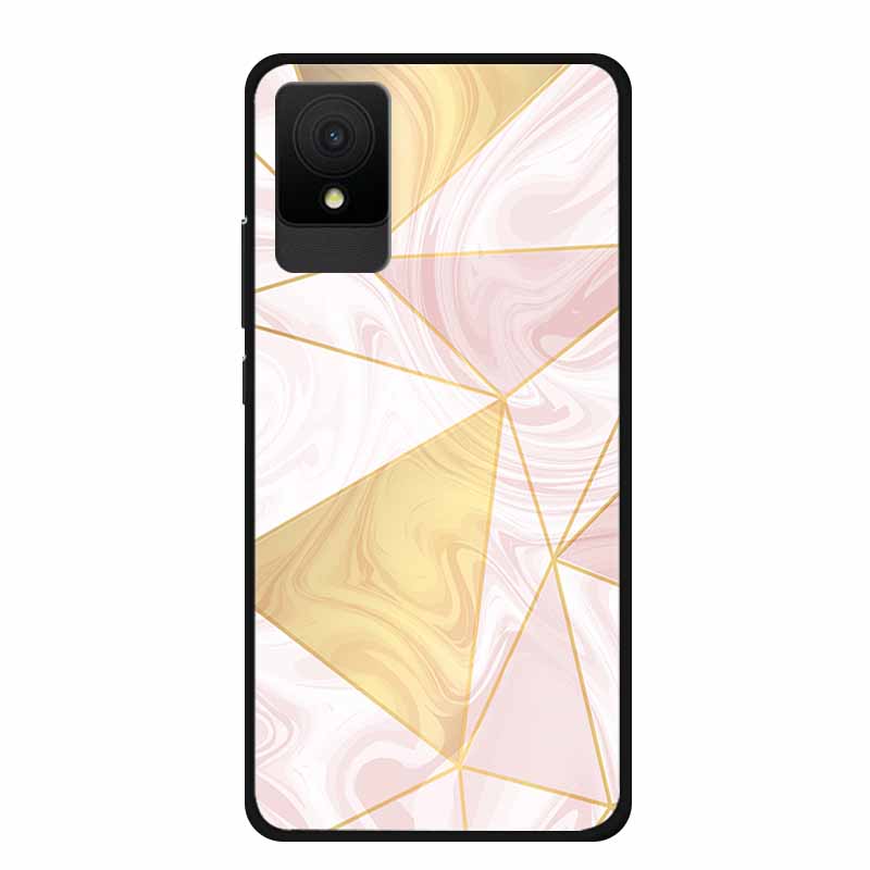 For TCL 501 Case Original Soft Silicone TPU Phone Cases Back Cover For TCL501 Scenery Shockproof Marble Painted Bumper Cute Etui