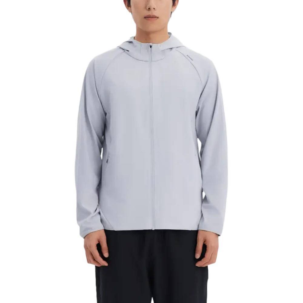 

DECATHLON DOMYOS Minimalist Solid Color Comfortable Breathable Fitness Training Hooded Jackets Coats Men s Pearlescent Gray 2XL-175/120B