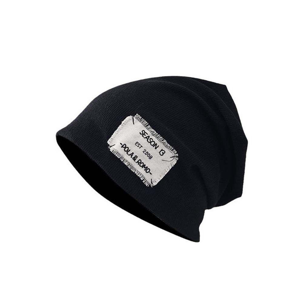 Hip Hop All-match Solid Color Korean Style Knitted Hat Men Skull Cap Stacking Bonnet Women Beanie