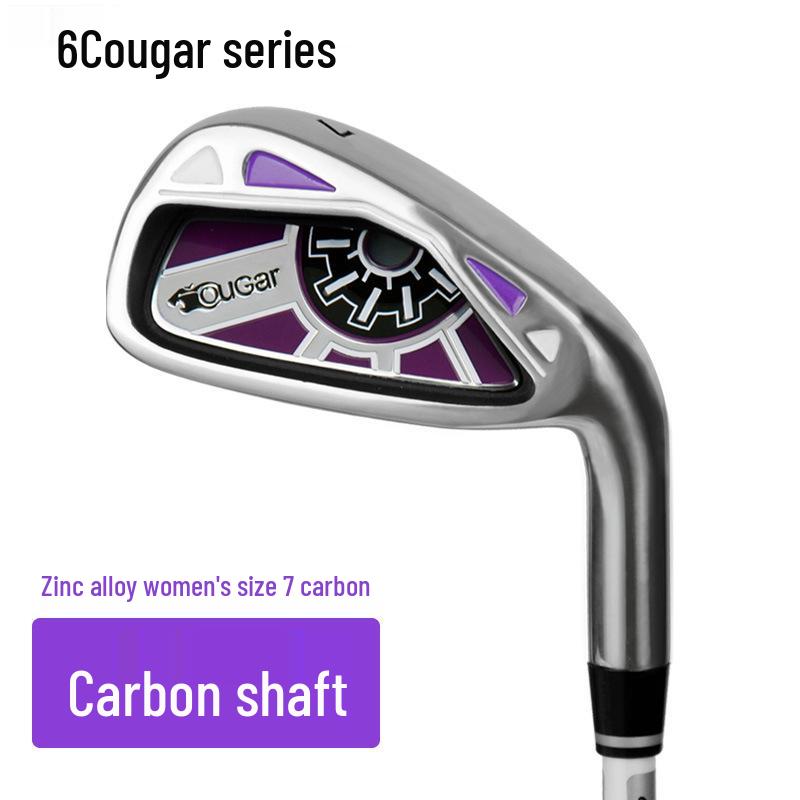 Beginner 7 Iron Golf Club with Carbon Shaft for Men and Women - Portable Practice Tool