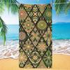 Bohemian Mandala Beach Towel Quick Dry Sand Free Microfiber Bath Towel Geometric Diamond Print Blanket for Summer Pool Travel