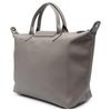 Longchamp Le Pliage Minimalist Elegant Snap Button Zipper Closure Leather Shoulder Crossbody Tote Bag Large Women Handbags Gray 10201987P55