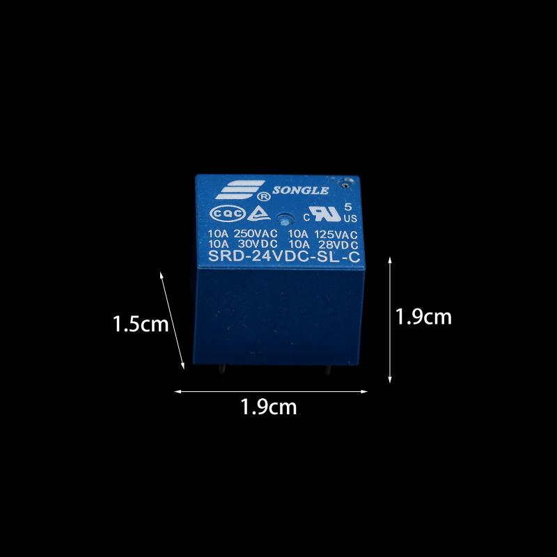 1/3/5Pcs Srd-24Vdc-Sl-C Srd(T73) 5-Pin Electromagnetic Relay 24V High-Quality Relay Electrical Components