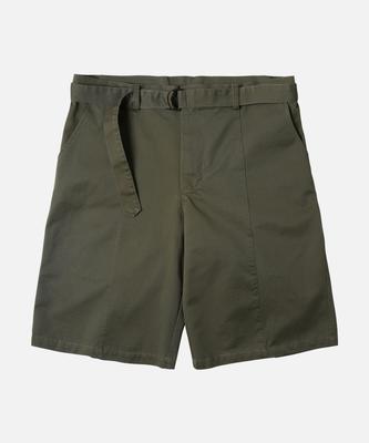 FRIZMWORKS Chino Belted Work Bermuda Shorts _ Mud