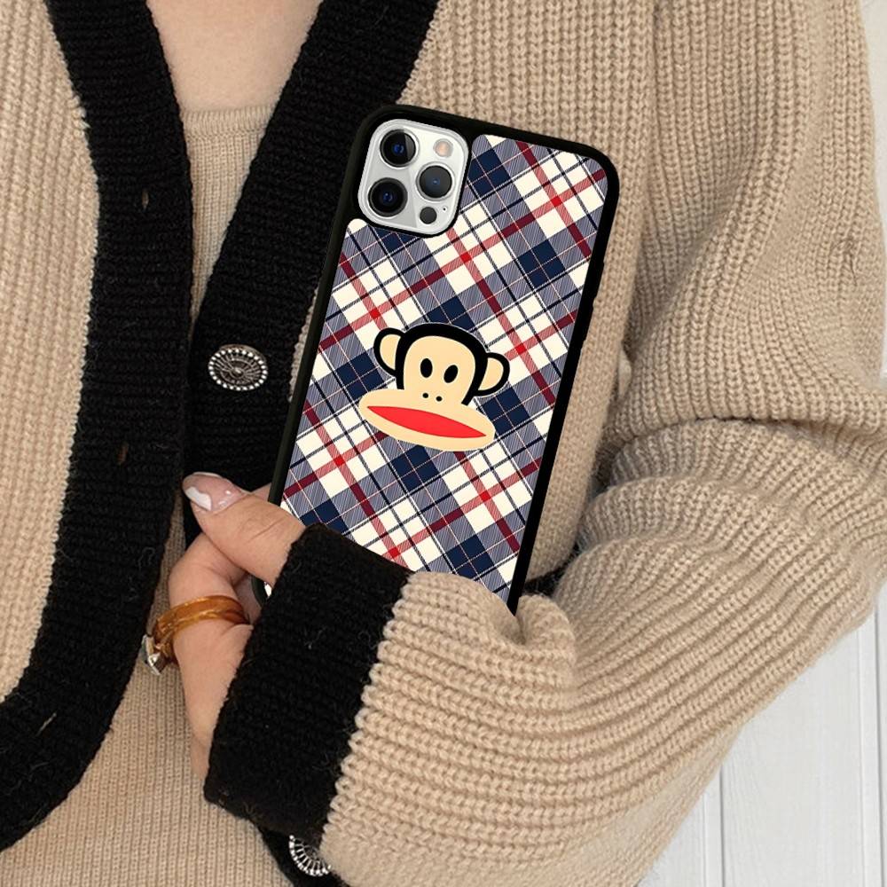 Classic P-Paul F-Frank Logo PC+TPU Protective Phone Case For IPhone 17 16 Pro Max 15 Plus 14 13 12 11 Cover