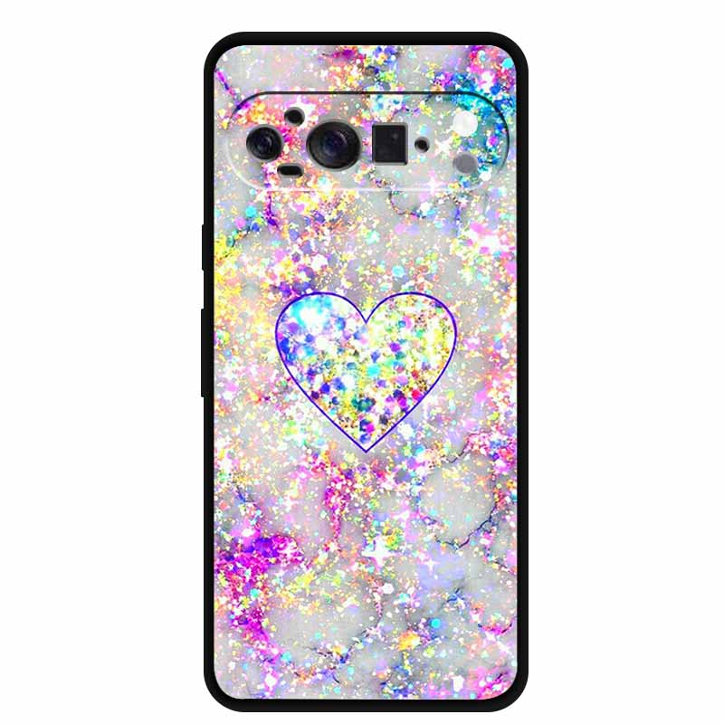 Soft Cover For Google Pixel 10 Pro Case Silicone Gradient Marble Cool Wolf Funda Cover for Google 10 Pro Pixel10 Pro Capa Coque