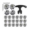 30 Pieces Golf Shoe Spikes Non-Slip Replacement Tips for Sports Shoes Made of Material And