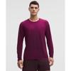 Metal Vent Tech Long Sleeve Shirt Jewelled Magenta Plum