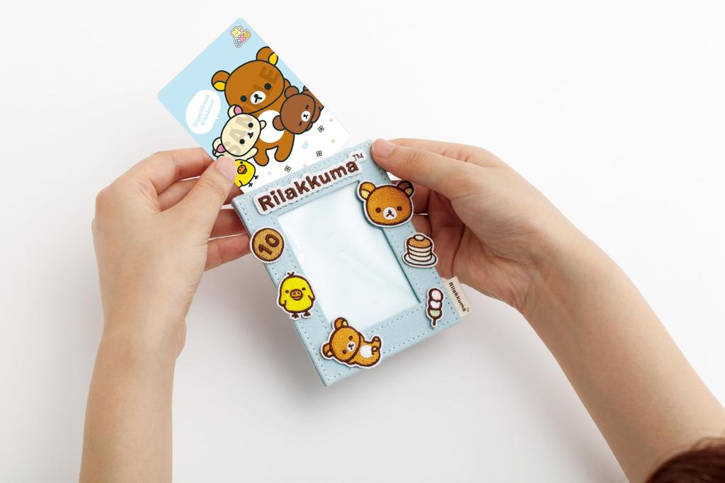 San-X Rilakkuma Photo Card Keychain BL AB40001