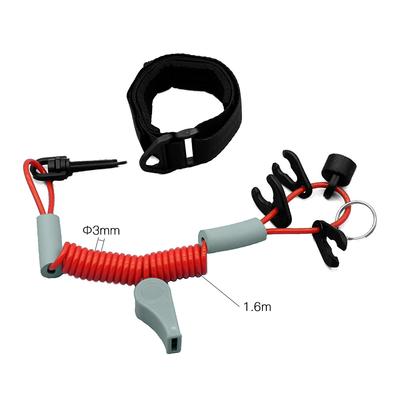 Außenbordmotor Bootsmotor Kill-Stopp-Schalter Schlüssel Seil Sicherheitsleine Fangleine Kill-Schalter Schlüssel Seil Set für Motorboot
