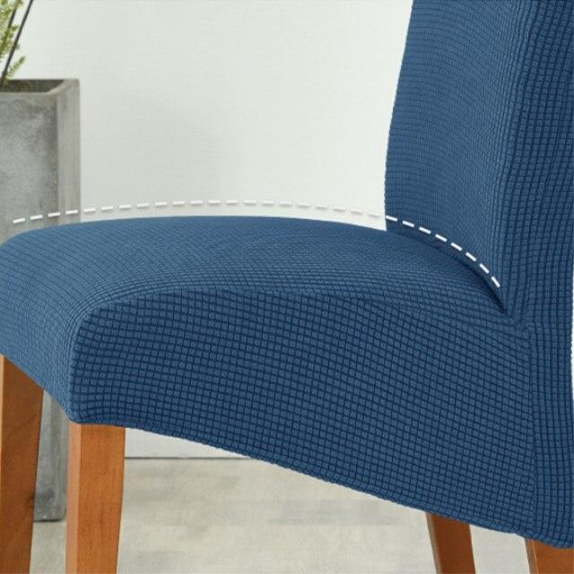 Polar Fleece Chair Cover Stretch XL Size High Back Universal Living Room Chair Slipcover For Dining Room Wedding Hotel