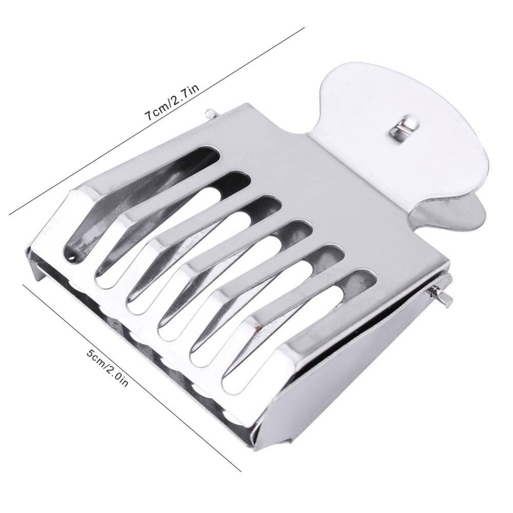 5pcs Durable Queen Bee Catcher Silver Queen Bee Cage Easy to Use Queen Bee Clip  Apiculture