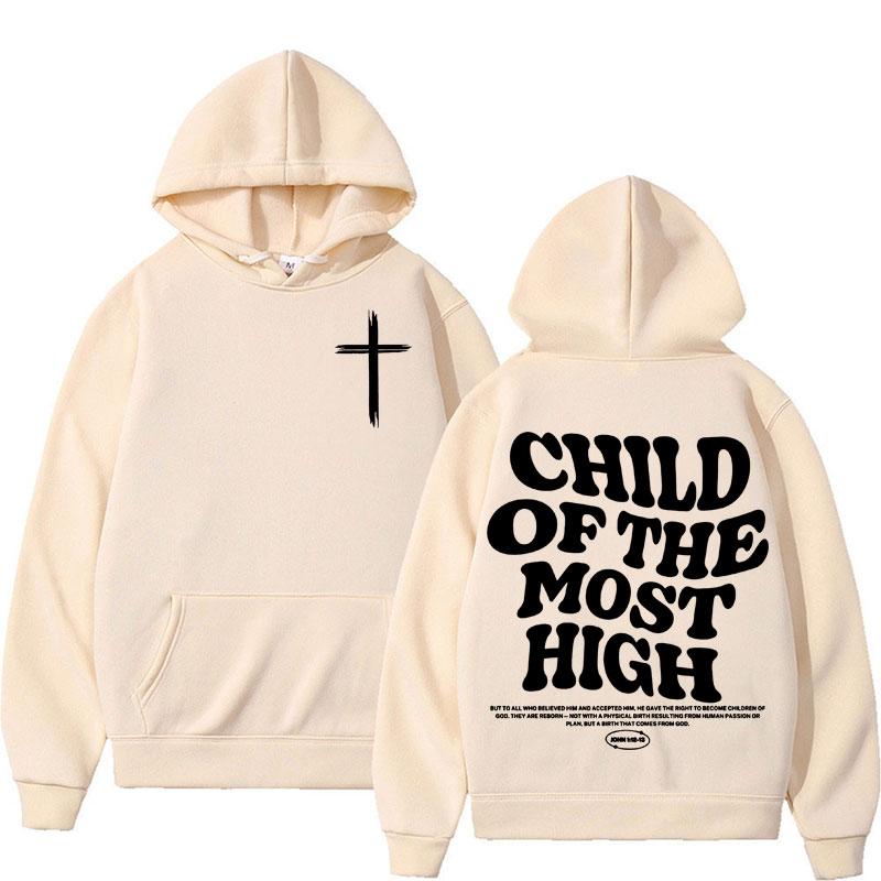 Ästhetische christliche Bibelvers-Hoodies für Männer Christen-Bekleidung Braun Jesus Pullover Sweatshirt Unisex Harajuku-Stil Hoodie