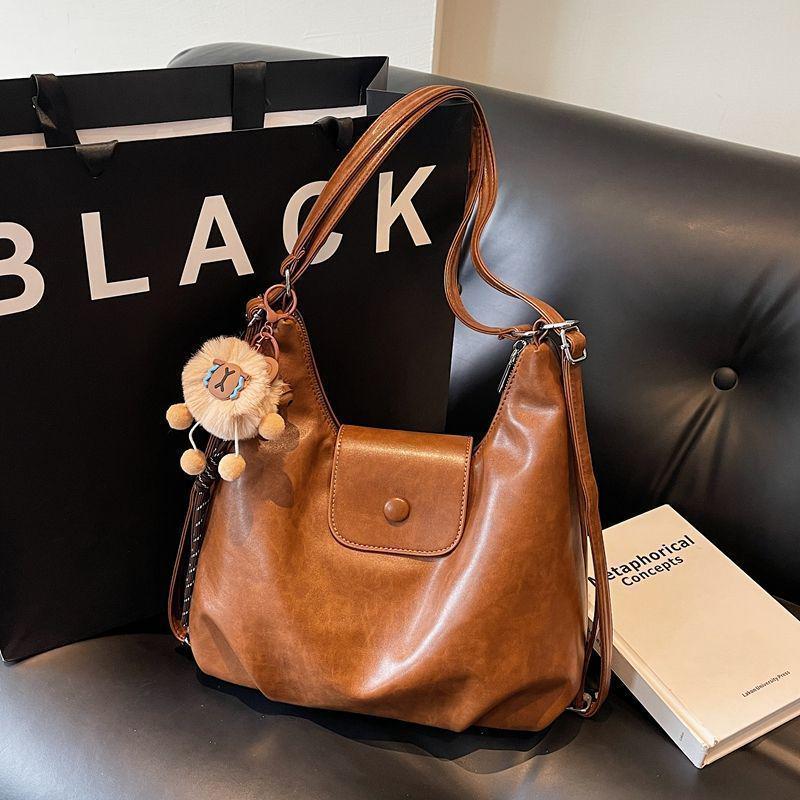 High-End Retro Large-Capacity Women's Backpack Tote for Autumn/Winter 2025