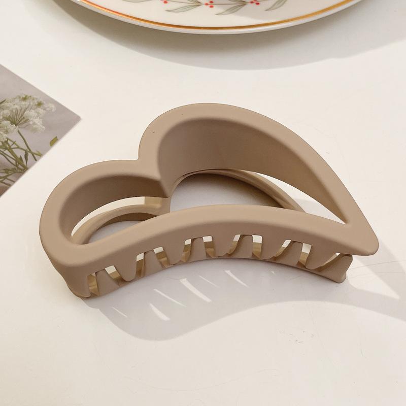 Nuove pinze per capelli a chela eleganti da donna Bianco Caffè Plastica Grande Pinza per capelli Copricapo Coreano Ragazze Pinze per capelli a chela di granchio Accessori per capelli alla moda