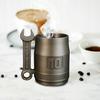 Stainless Steel Cup 10mm Wrench Cup Personalized Retro Coffee Mug for Machinist Gear Heads And Tool Lovers