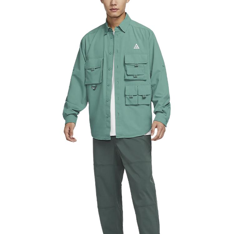Nike Dry Fit UV 'Devestation Trail' Shirt Herren Vintage Grün DN3937-361