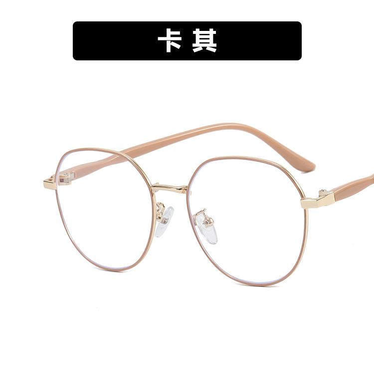 Anti-blue light plain glasses frame women can be equipped with degree large frame thin ultra-light glasses frame Internet celebrity flat glasses