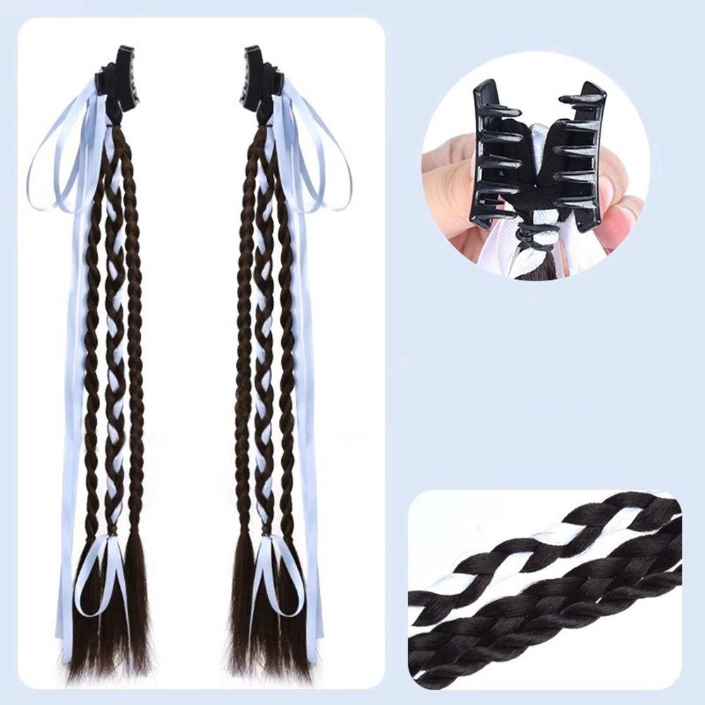 1Pairs Easy to braid Boxing Braids Heat Resistant Synthetic Fiber Cable Knit Long Hair