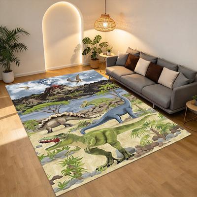 Dinosaur World Living Room Nonslip Area Rug Soft Carpet For Bedroom Game Playroom Sofa Office Home Decor Doormat Christmas Gift C9301855