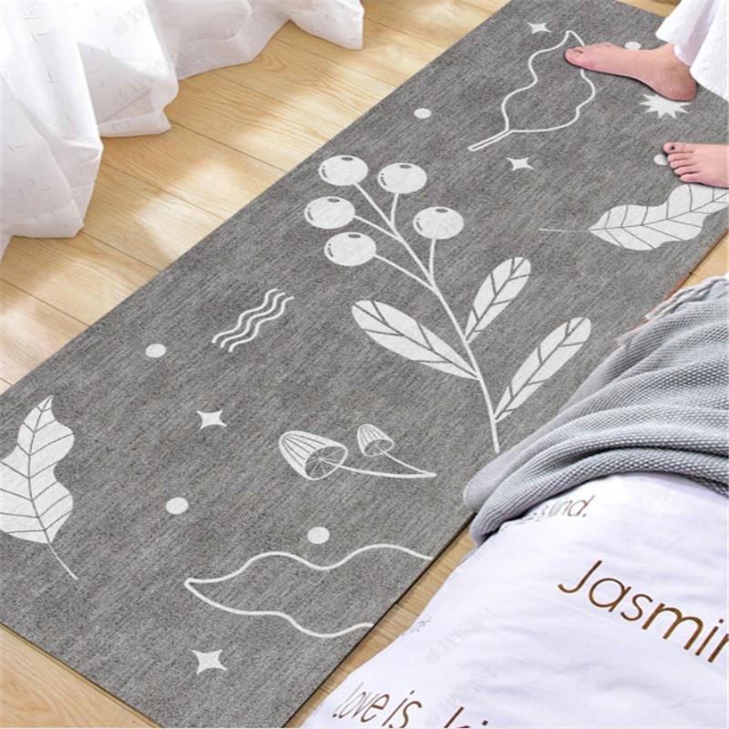 Cartoon Bedroom Carpet: Floor Mat or Bedside Blanket for Children's Room or Living Space