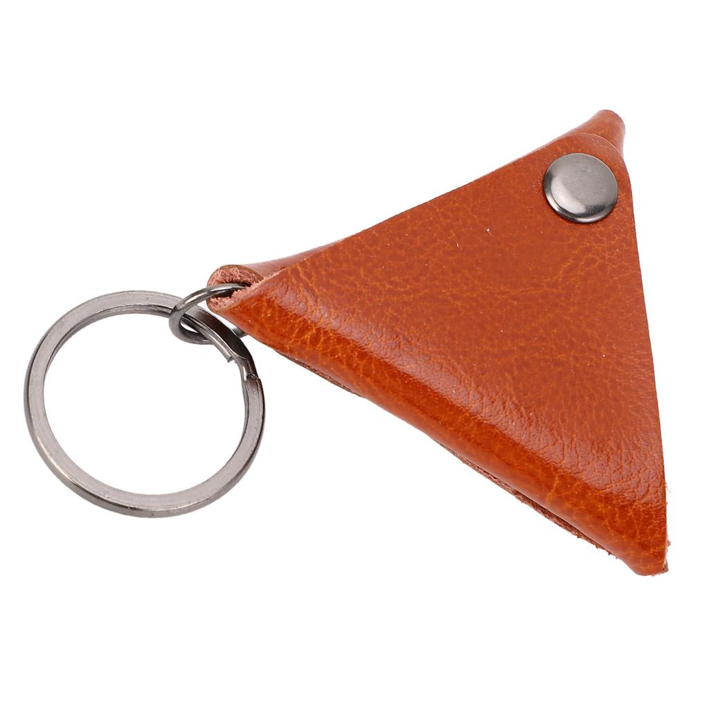 Geantă pentru Pene de Chitară Piele Sintetică Impermeabilă Ușor de Curățat Portabilă Design Breloc Suport pentru Pene de Chitară