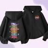 Katseye Children Cardigan Coat Girls Baby Sweet Hooded Zipper Jacket Fashion Kid Sweatshirt Cute Clothes Top Anime Birthday Gift