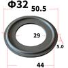 19 25 32 38 51 63 76 89 102mm 1,5" -4" Hárombilincses FKM Tömítés Tömítőgyűrű Csík Otthoni Sörfőzés