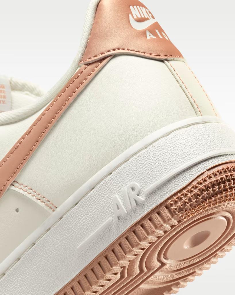 IQ9428-133 Nike Air Force 1 '07 Sail Rose Gold (Women's)