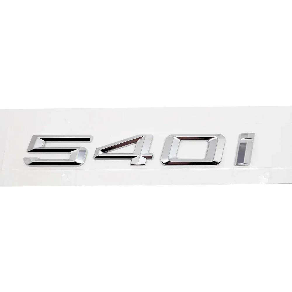 For BMW G30 G60 G68 F10 F18 F11 F07 E60 E61 E39 DIY Sticker Rear Trunk Badge Plastic Decal 5 Series 530i 535i 540i 550i Ue2