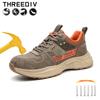 Winter Men's Leather Boots Steel Toe With Cap Mine Work Safety Shoes Lightweight Indestructible Boots Work Protective Shoes