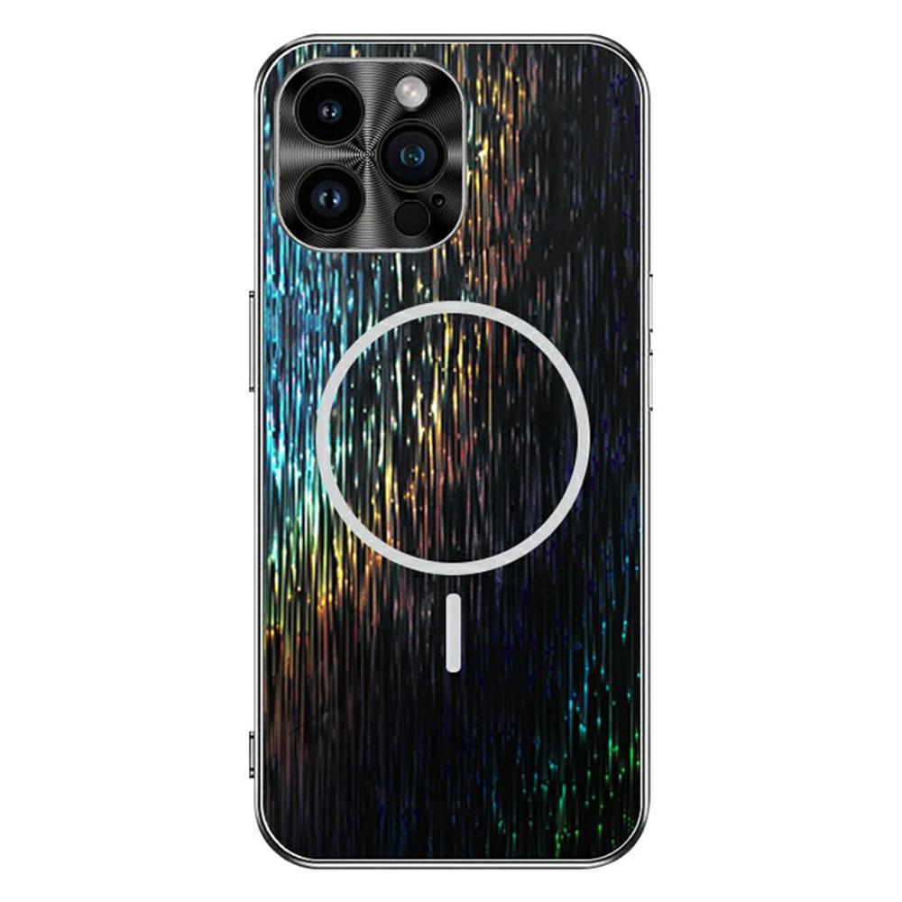 For iPhone 13 Pro Max Magnetic Case Dazzling Shockproof Ultra Slim PC Phone Back Cover
