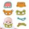 6 piezas/juego Accesorios para Fotomatón Máscara de Monstruos Pequeños Tarjeta de Papel para Decoración de Eventos de Fiesta de Cumpleaños Infantil