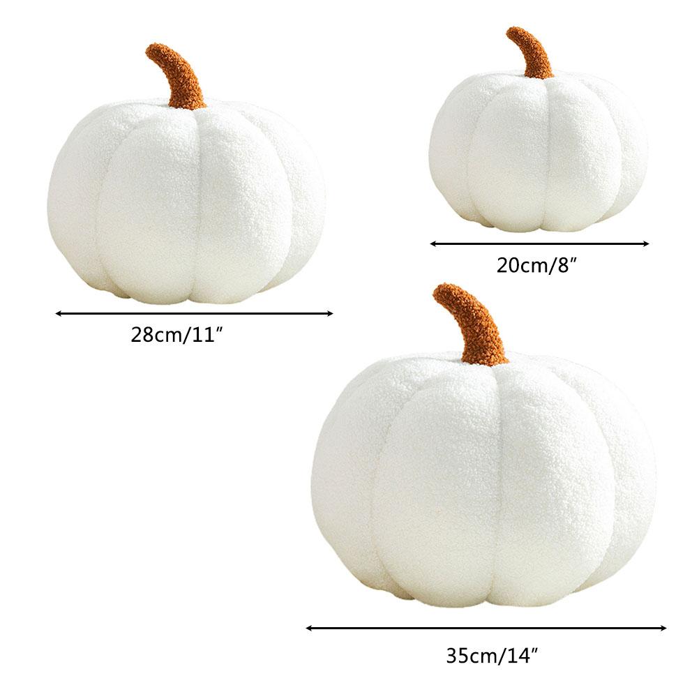 Artificial Pumpkin Cute Plush Pumpkin  Fall Harvest Stuffed Pumpkin Halloween Thanksgiving