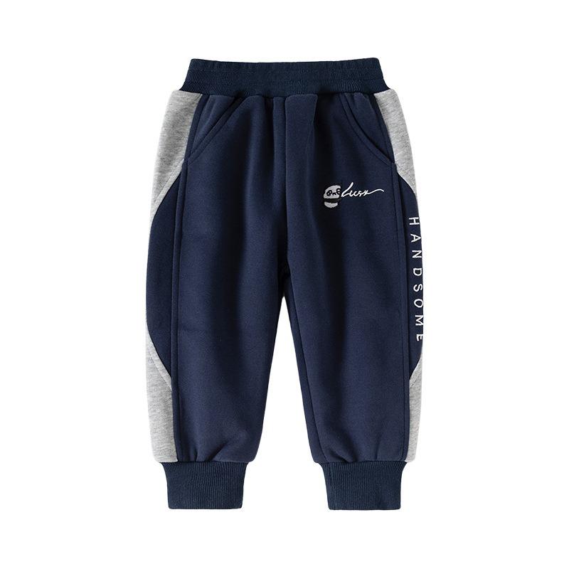 Spring and Autumn small-footed trousers boys' Korean version of loose trendy brand straight-leg leggings casual trousers trendy sports trousers