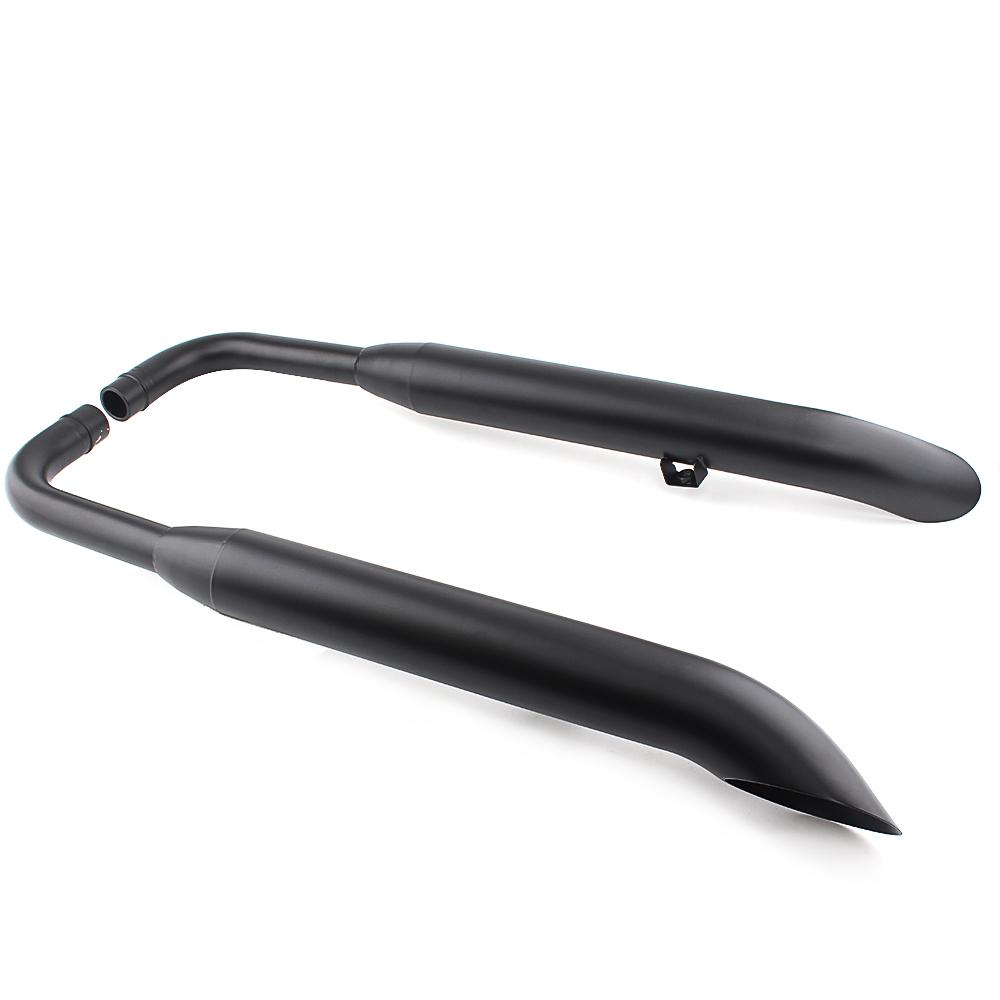 Motorcycle Part Black Exhaust Muffler 304 Stainless Steel Exhaust System For Triumph Bonneville Bobber T100 T1200 Speed Master