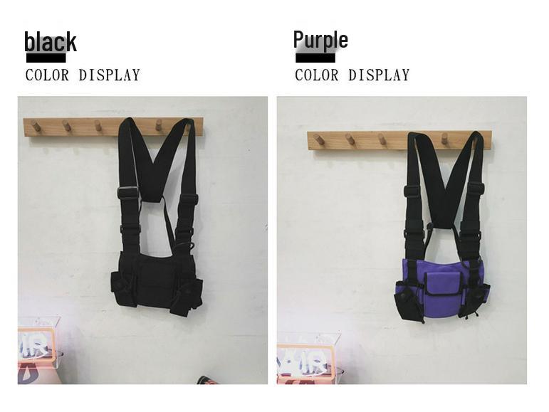 Unisex Chest Bag Vest: Tactical, Hip Hop, Cool Waist Backpack