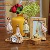 Hand-painted Resin Dressing Girl Bedroom Decor On Table Living Room Wedding Gift Country Decoration Craft Ornaments