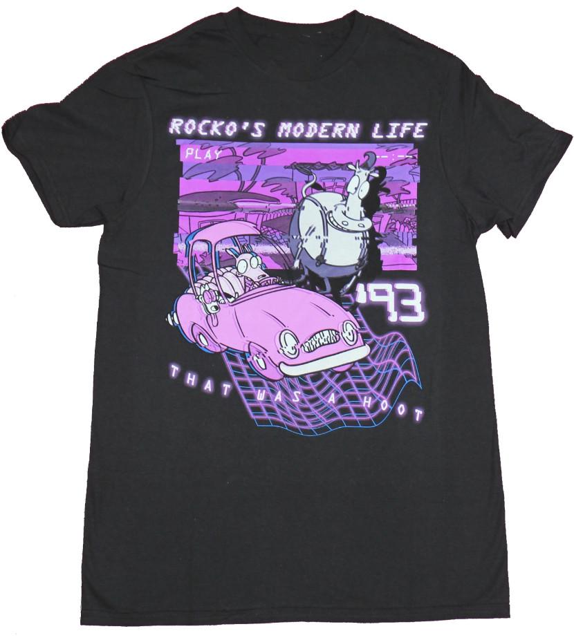Rocko#039;s Modern Life Mens Gift For Fan S2345XL Black Tshirt Unisex T-Shirt M