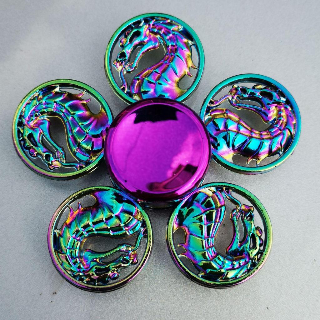 Hundred Styles Alloy Finger Spinner: Cool Decompression Toy for Kids and Students