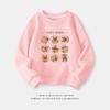 Cartoon Capybara Round Neck Sweatshirt for Boys and Girls - Spring/Autumn Long-Sleeve Shirt