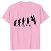 Evolution of Climbing T-shirts for Women Clothes Funny Tops T Shirt Female T-Shirt Gifts for Rock Climbers Short Sleeve Tees