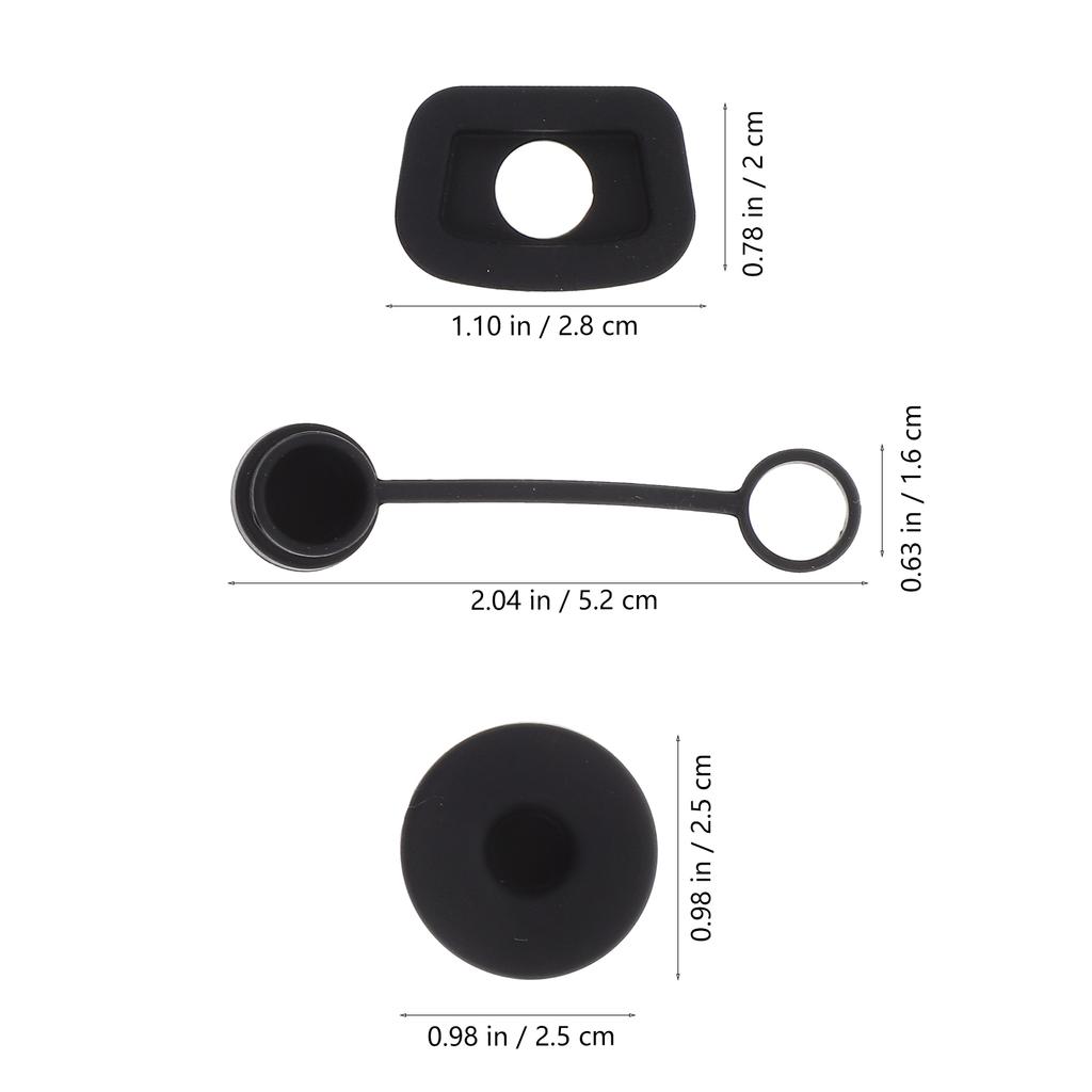 1 set Spill Proof Stopper For Belly Bottle Silicone Leak Resistant Cap Replacement Easy Install Flexible Seal Practical