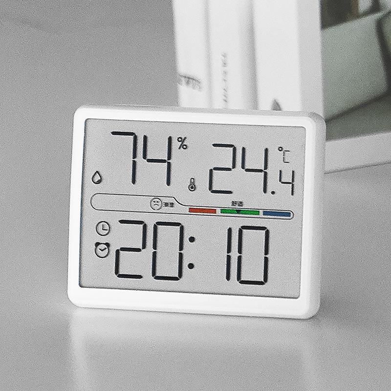 Chinese Magnetic Clock with Temperature & Humidity Display - Model 802