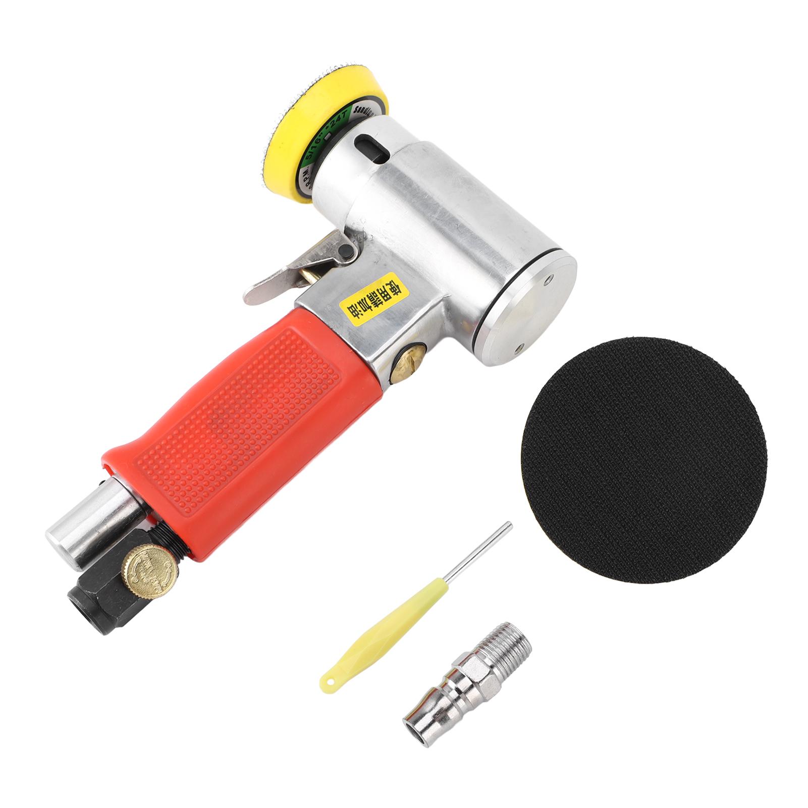 

2in 3in Mini Random Orbital Air Sander Kit High Speed Mini Pneumatic Sander Polisher for Auto Body