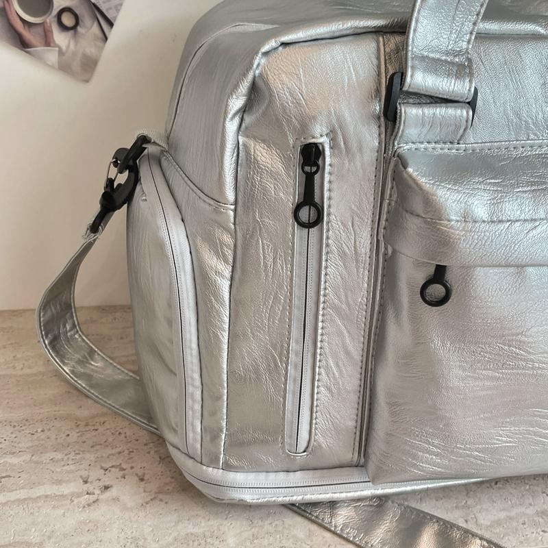 Lightweight Travel Bag Women's Large Capacity Handbag Water-repellent Luggage Bag Shoulder Bag