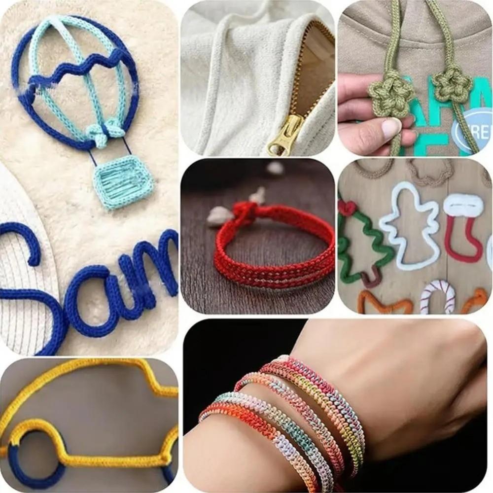 Crocheting Tool DIY Braiding Spool Hand Operated Yarn Knitting Tool  Embellish Craft